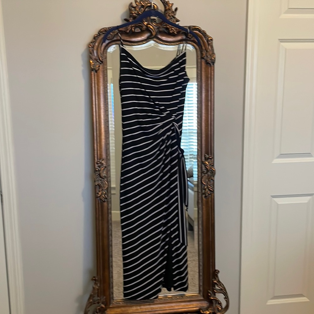 🌷5/$40. Ralph Lauren Striped Sarong Style Dress